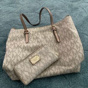 Matching MK bag and wallet